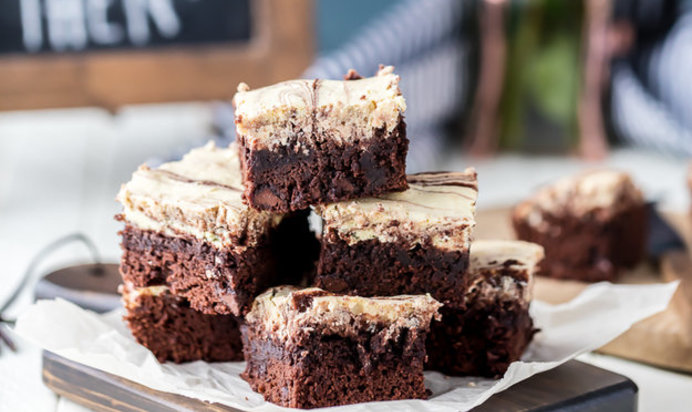 Брауни с карамельной начинкой