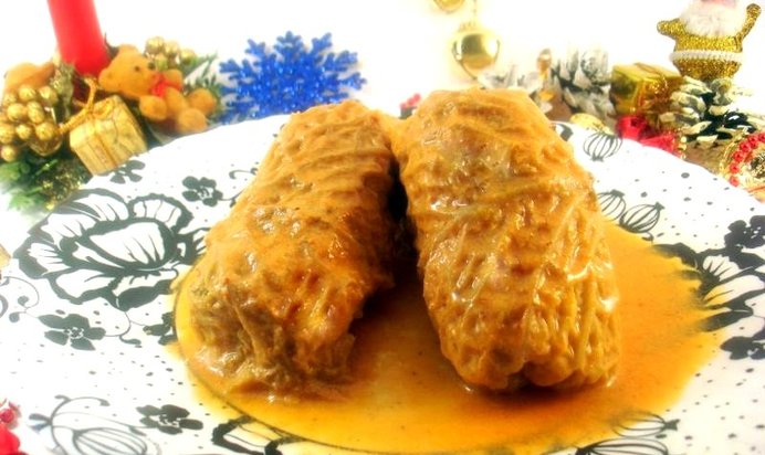 Голубцы из савойской капусты и свинины
