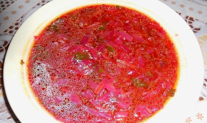 Борщ с тыквой