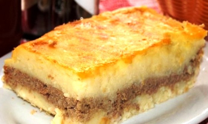 Картофельная запеканка с фаршем в духовке