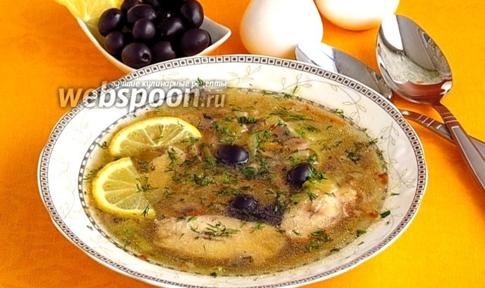 Солянка из морского окуня с грибами