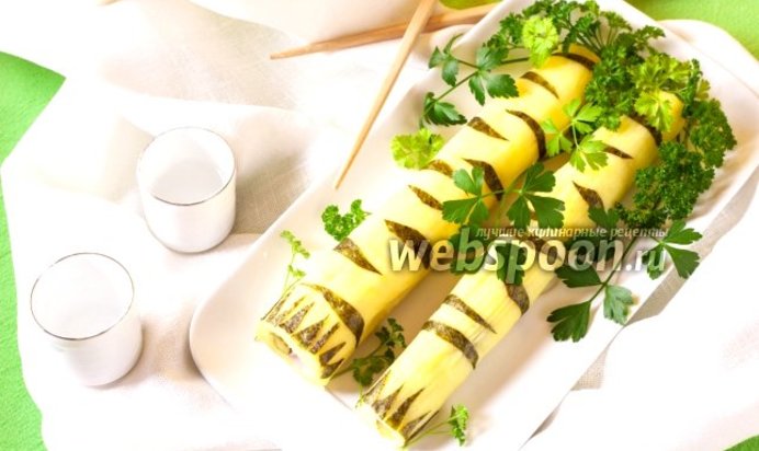 Роллы «Русская берёзка»