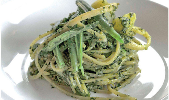 Баветте аль песто от Романо Гордини