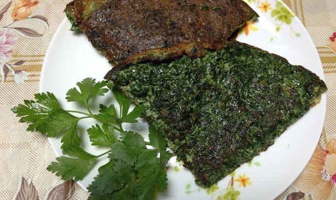 Кюкю (омлет с зеленью)