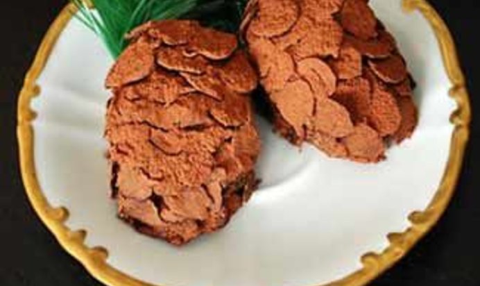 Пирожные Шишки с кофейным кремом