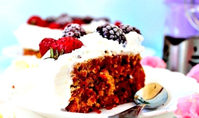 Свекольный кекс с имбирем