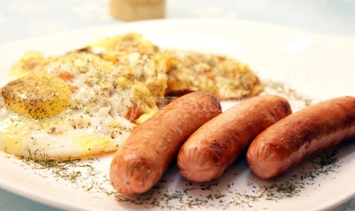 Яичница на завтрак