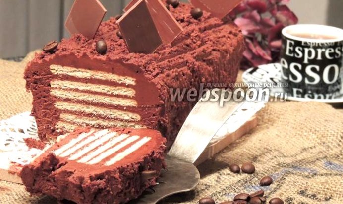 Пирожное «Шоколадные ломтики»