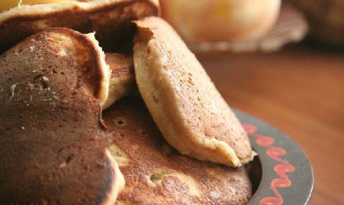 Гречнево-банановые оладьи