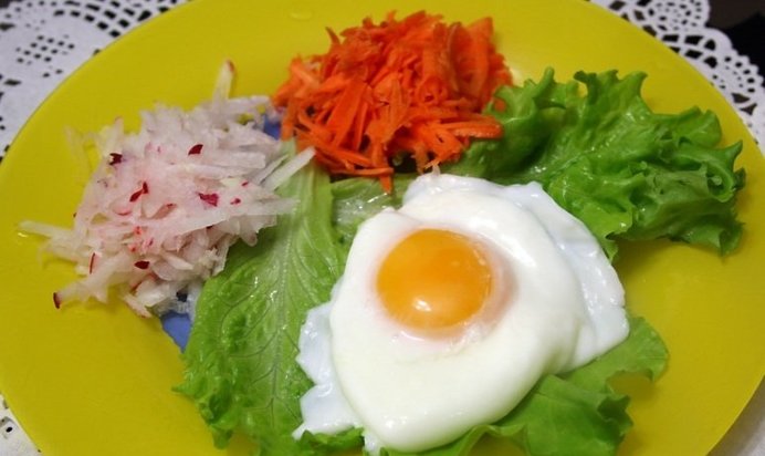 Яичница на воде