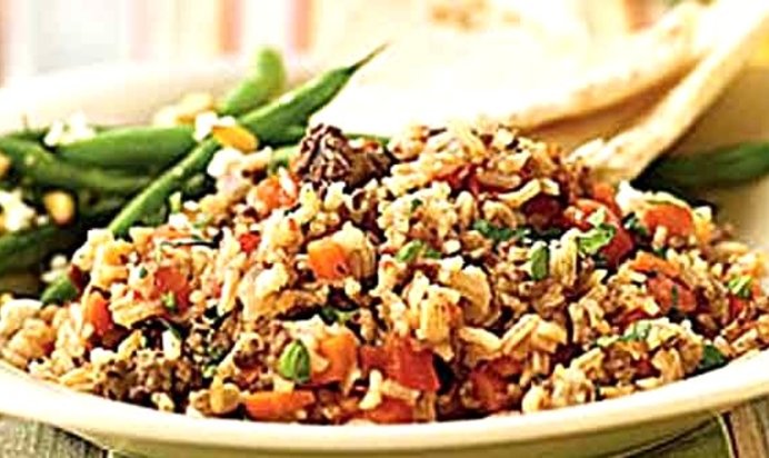 Плов узбекский с говядиной