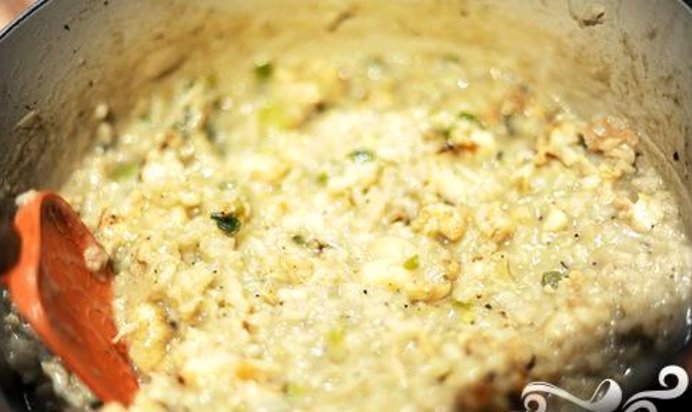 Ризотто с креветками