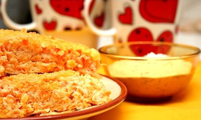 Морковная запеканка с творогом