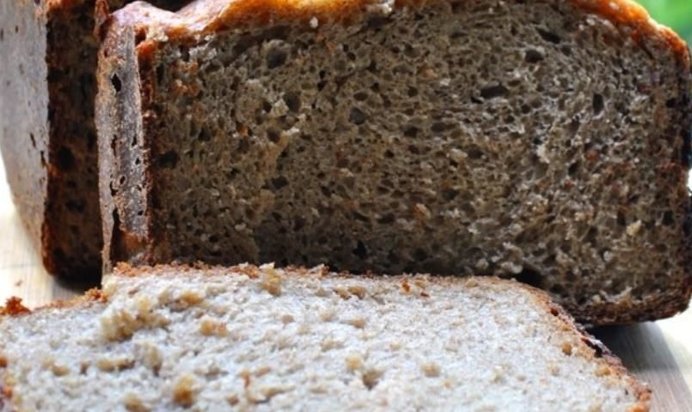 Хлеб ржаной с горчицей и овсяными хлопьями