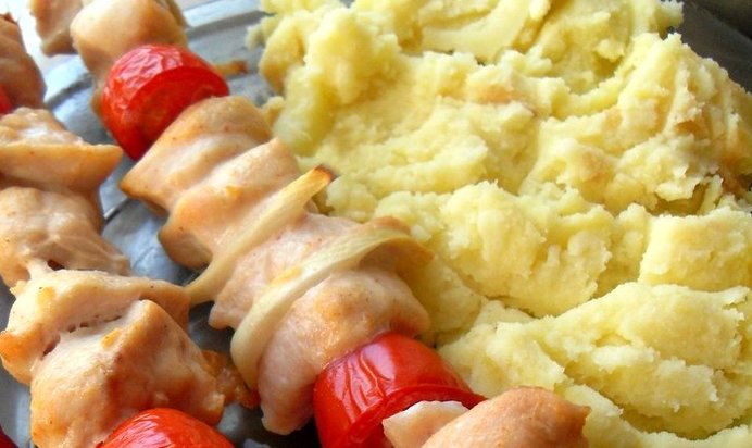 Куриный шашлык в духовке