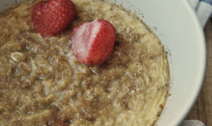 Овсянка в стиле крем-брюле