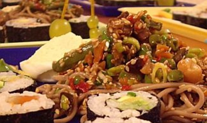 Гречневая вермишель по-китайски