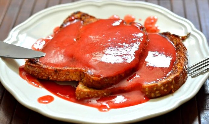 Тосты на сковороде