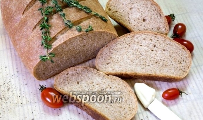 Домашний хлеб с цельнозерновой мукой