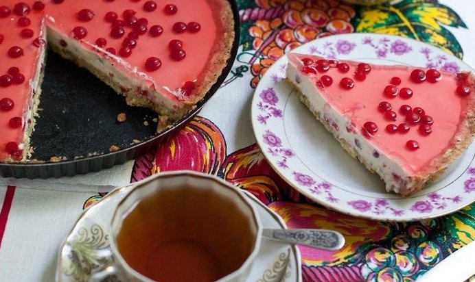 Торт из красной смородины