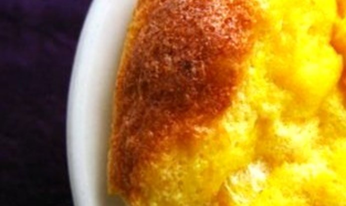 Пряная творожная запеканка с тыквой