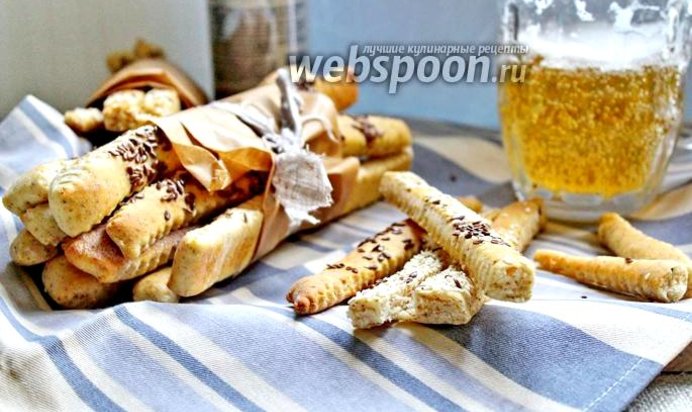 Хлебные палочки с отрубями