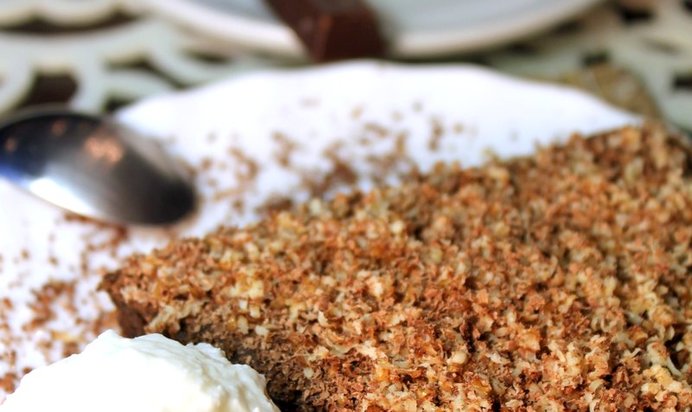 Брауни из черной фасоли