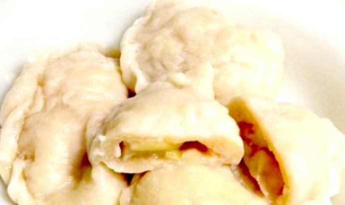Вареники с яблоками