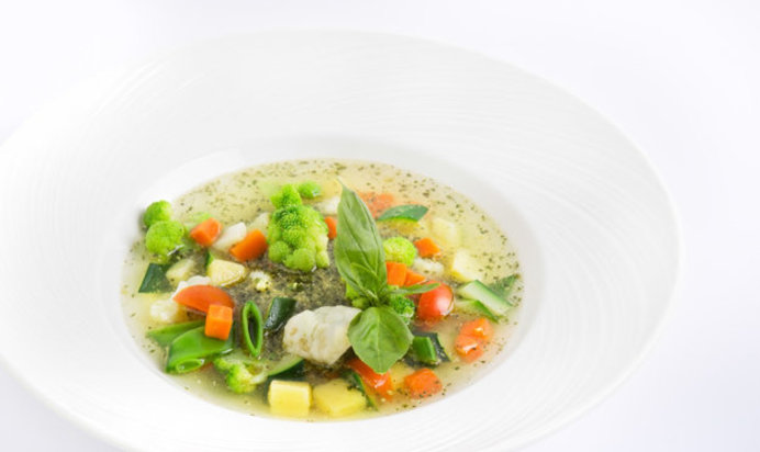 Минестроне c песто