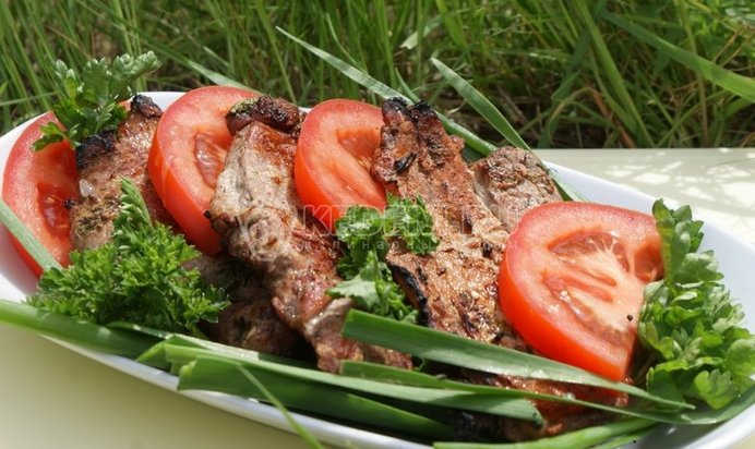 Омлет с рыбой на пару