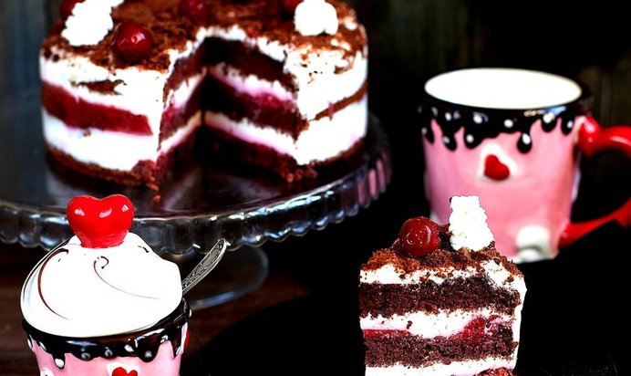 Вишневый торт