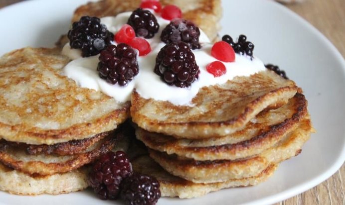 Оладьи из смеси многозерновых хлопьев