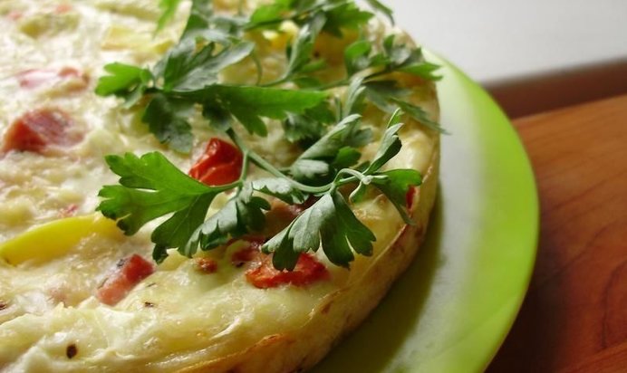 Яичная запеканка в духовке