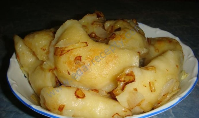 Жареные вареники с картошкой