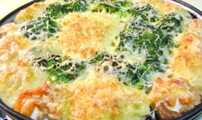 Запеканка из капусты и кабачков