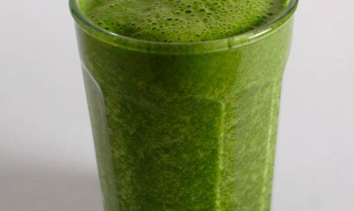 Зеленый витаминный напиток для зимы