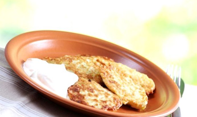 Оладьи из тушеной капусты