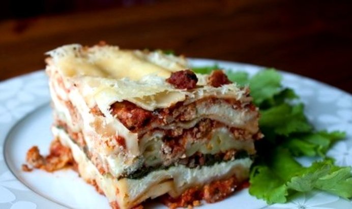 Лазанья с индейкой
