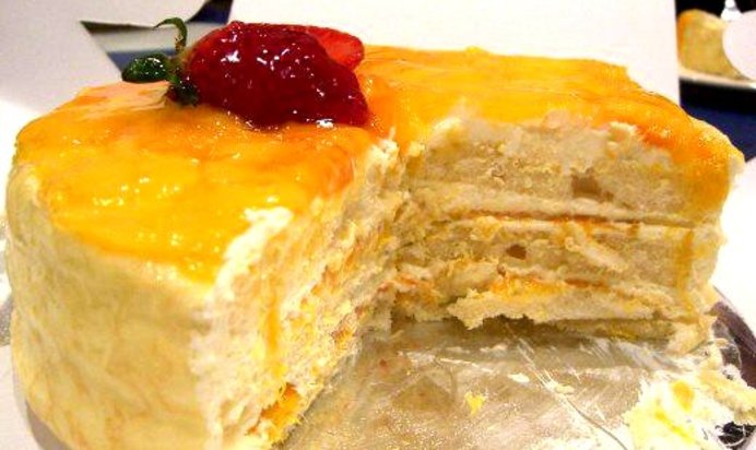 Торт с манго