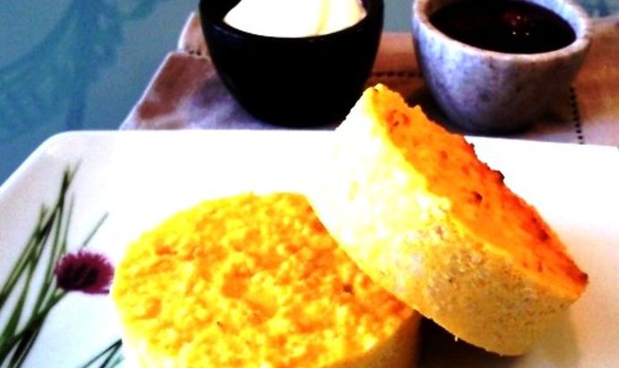 Запеканка из тыквы с творогом