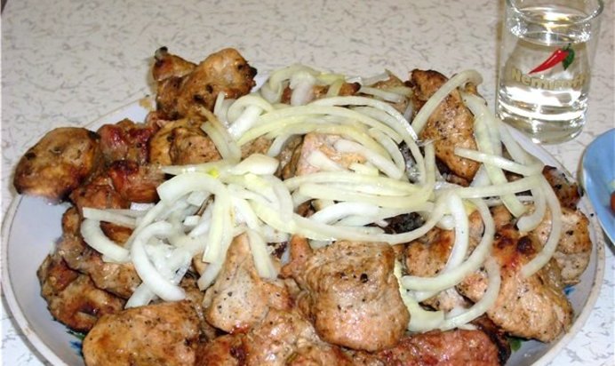 Шашлык из свинины без уксуса