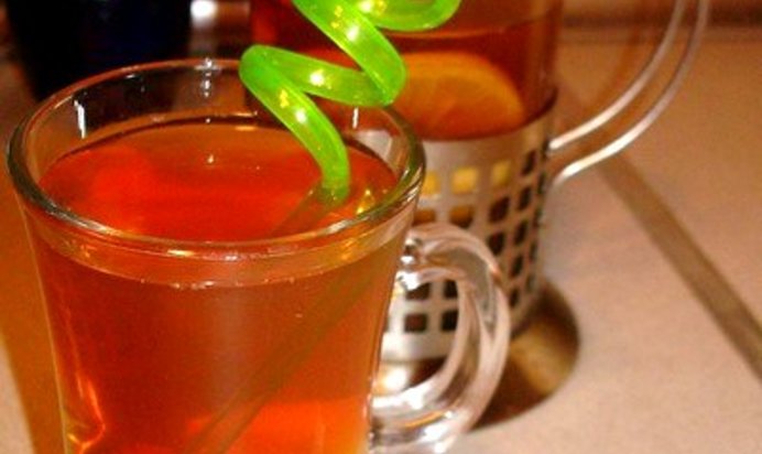 Персиковый чай с лимоном