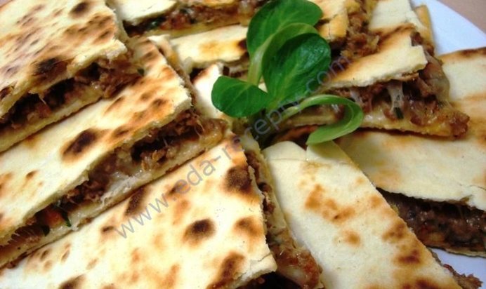 Тортилья мексиканская с мясом