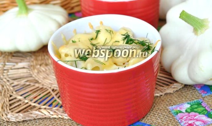 Запеканка из патиссонов с пастой