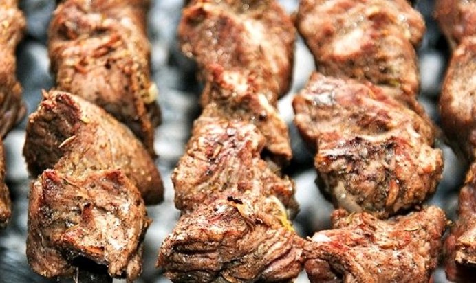 Шашлык из говяжьей вырезки