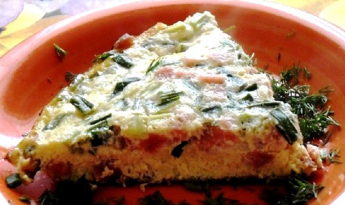 Яичница на кефире