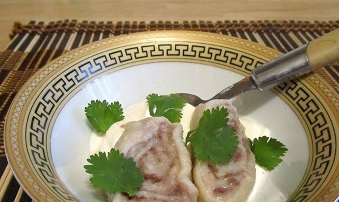 Бульон из баранины с галушками