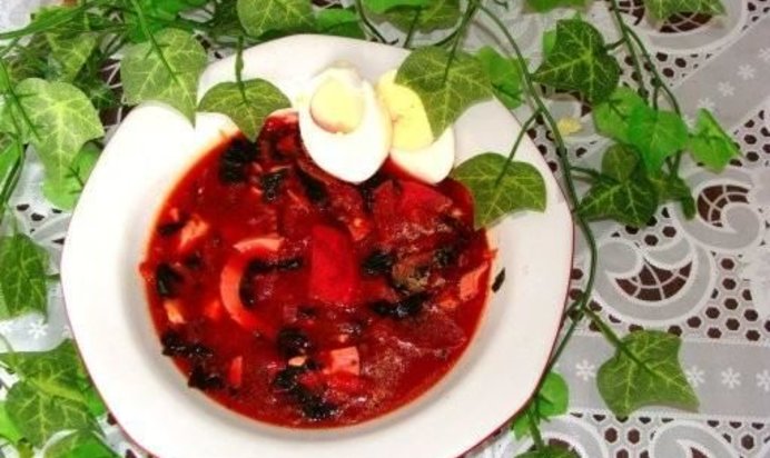 Борщ из крапивы