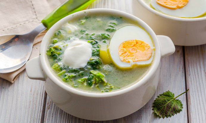 Щи из крапивы