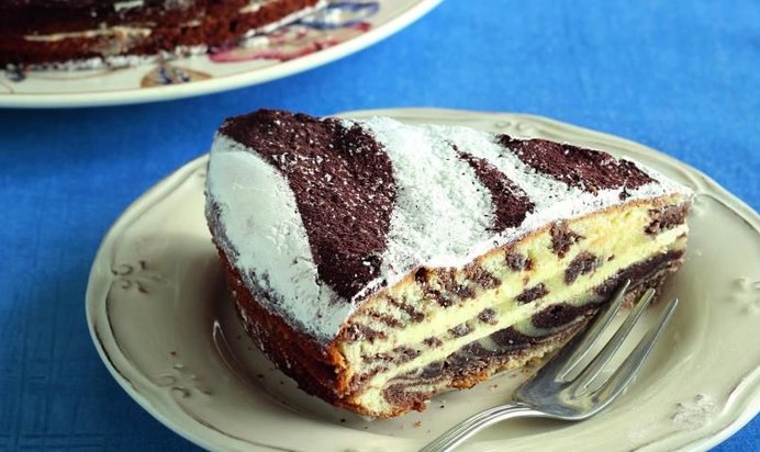 Торт «Зебра»